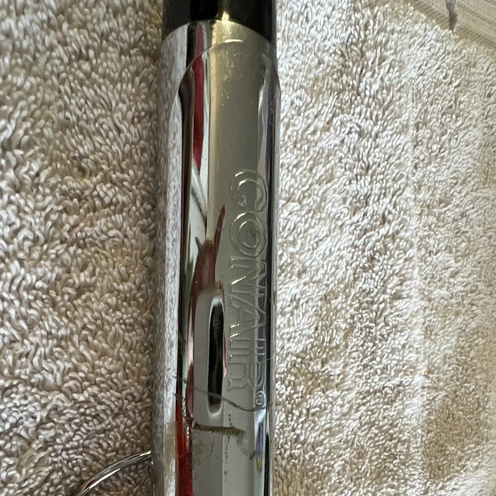 Conair Instant Heat 1 in Curling Iron 25 Heat Settings Black/Silver CD81DCSR